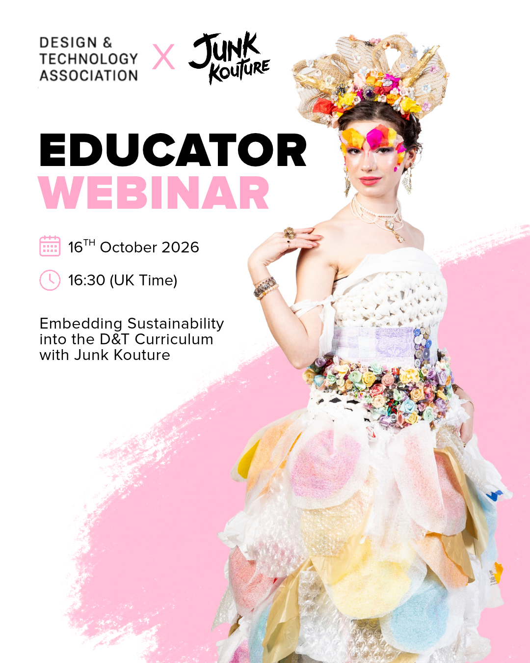 💻 UK D&T Educators - join us for a free webinar!